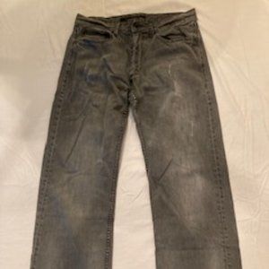 Men's Faded Black Jeans